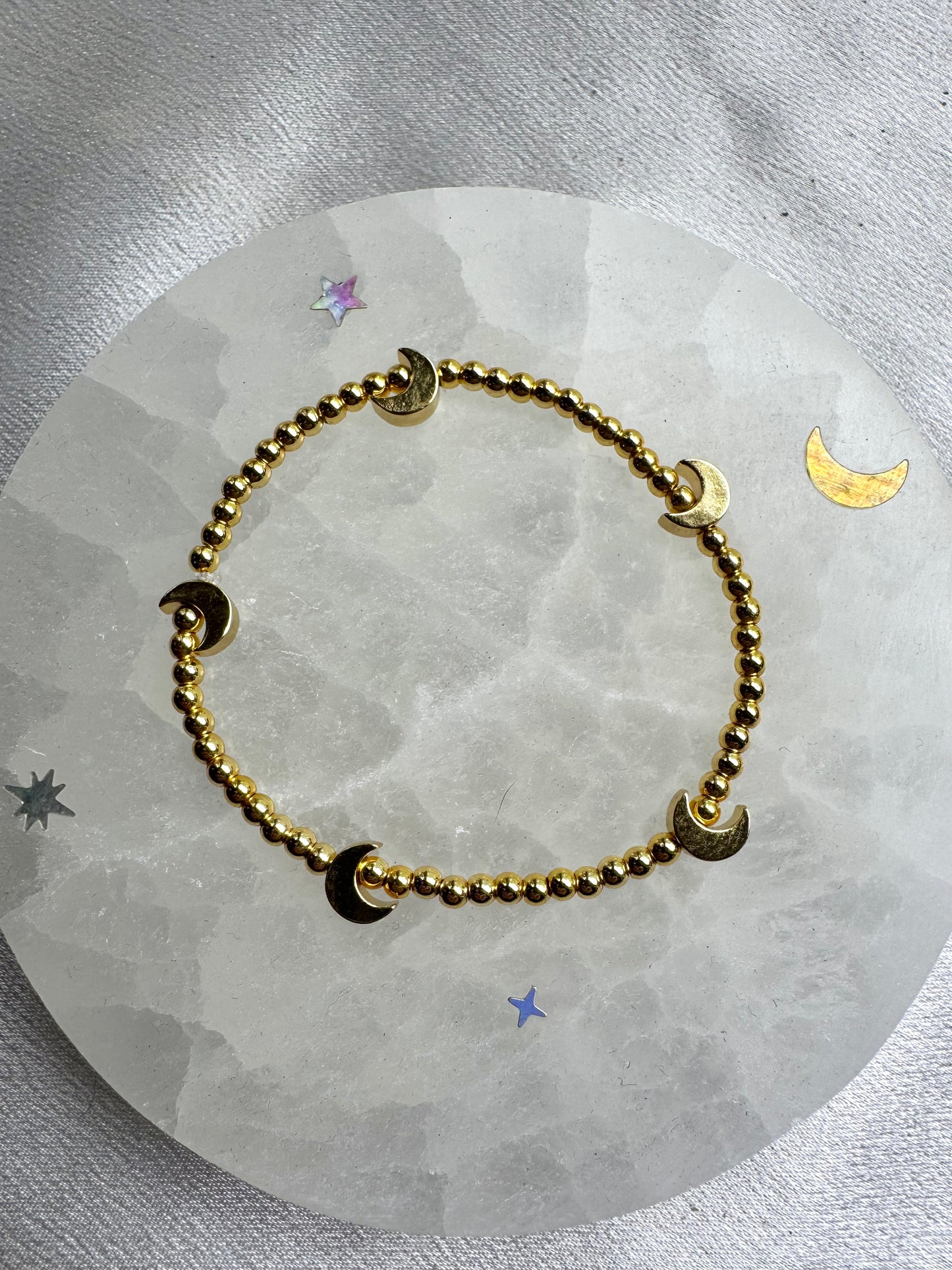 Dainty Crescent Moon Bracelet