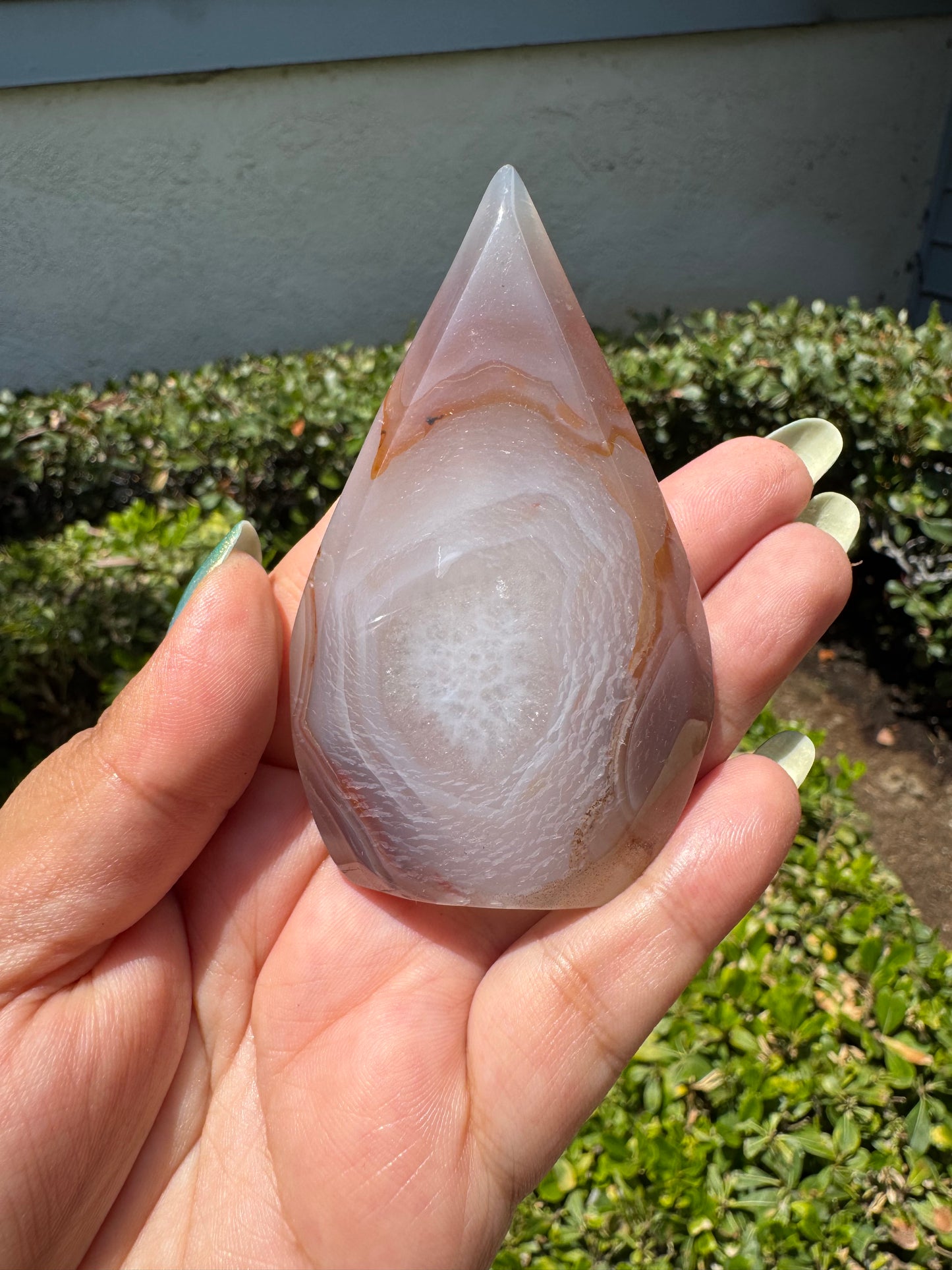 Druzy Agate Flame