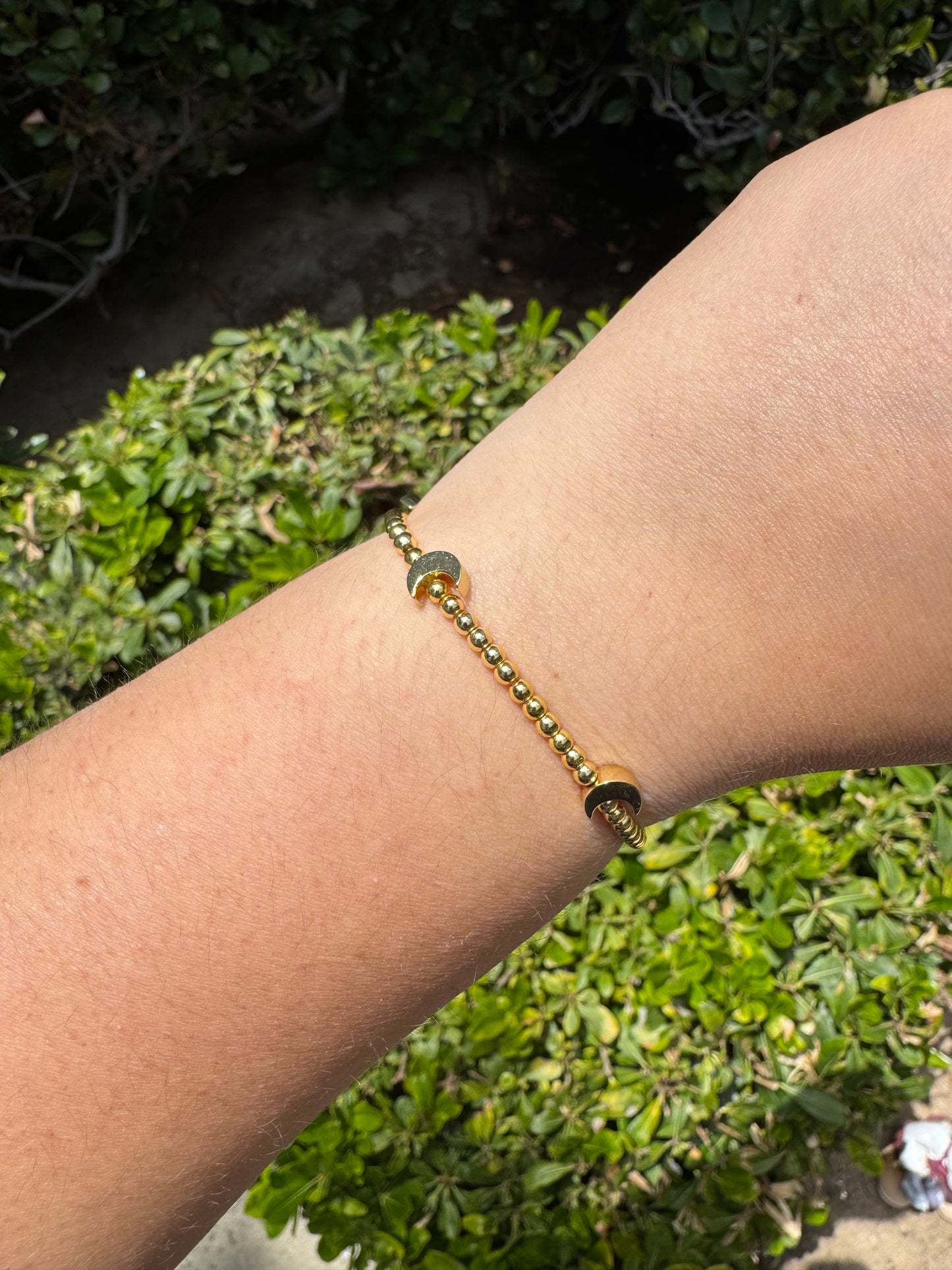 Dainty Crescent Moon Bracelet