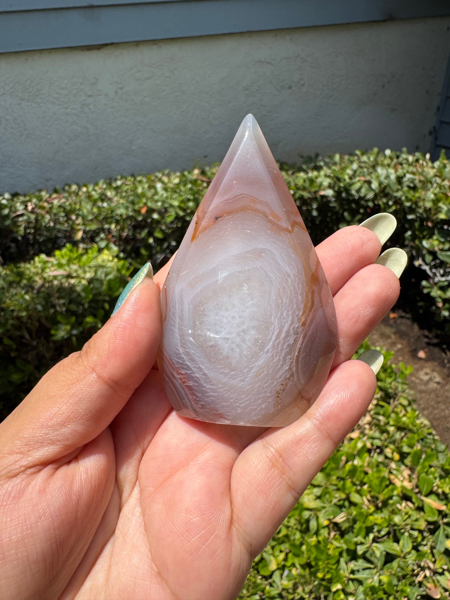 Druzy Agate Flame