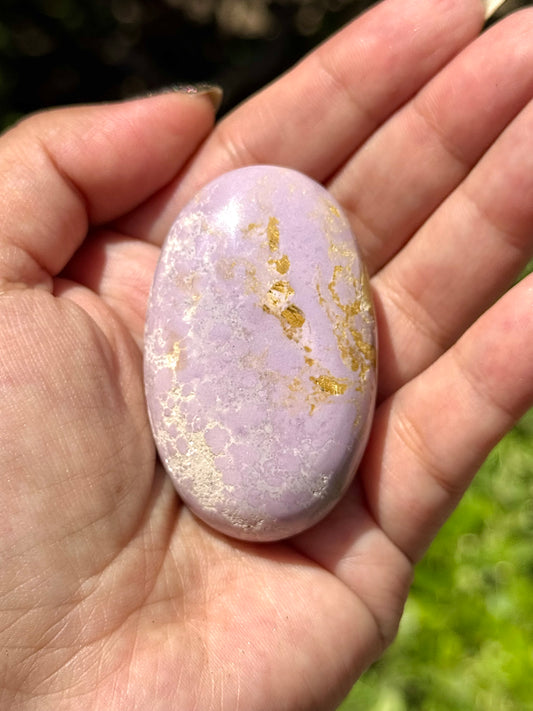Phosphosiderite Palm Stone