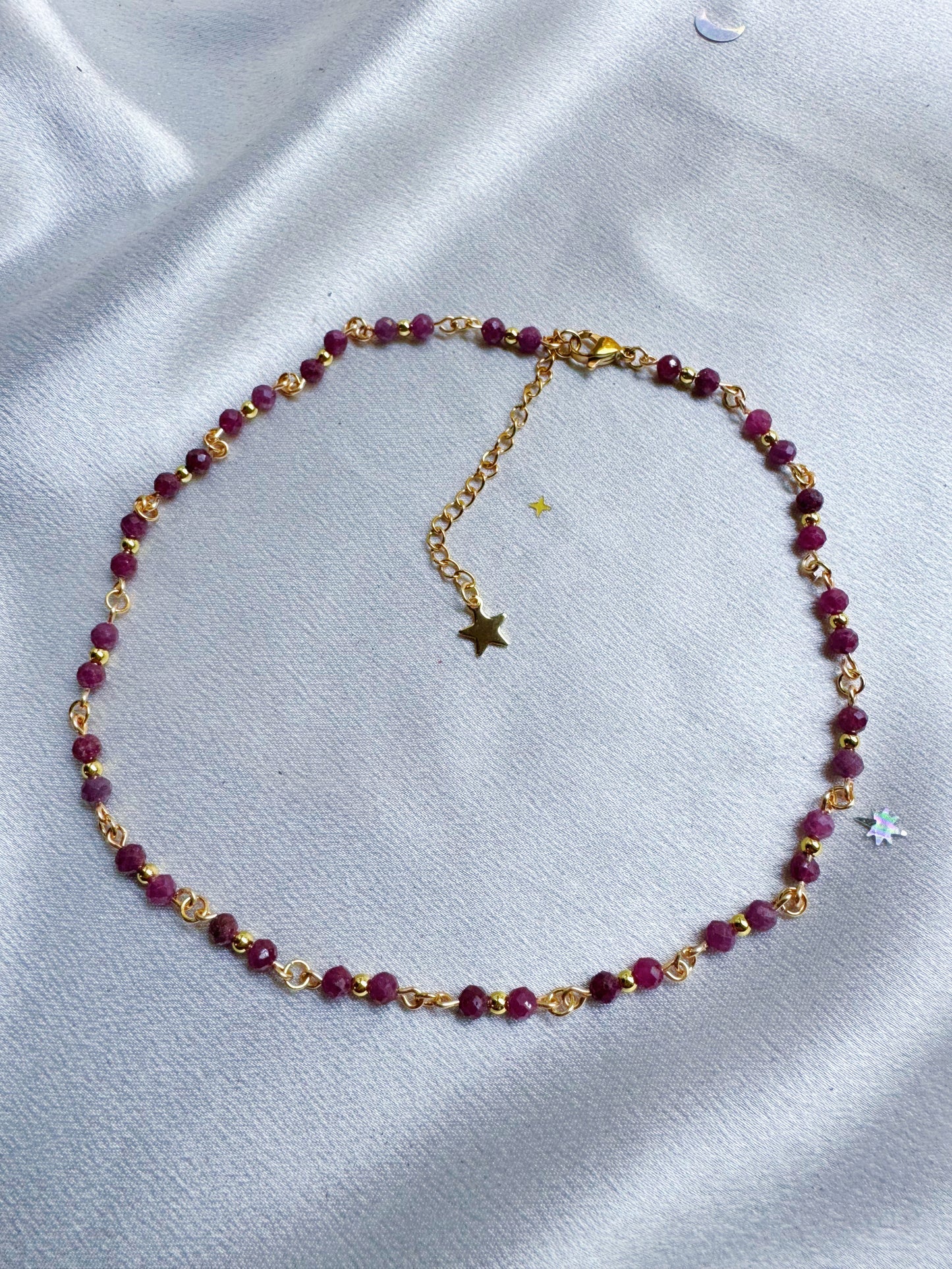 Dainty Gemstone Necklace