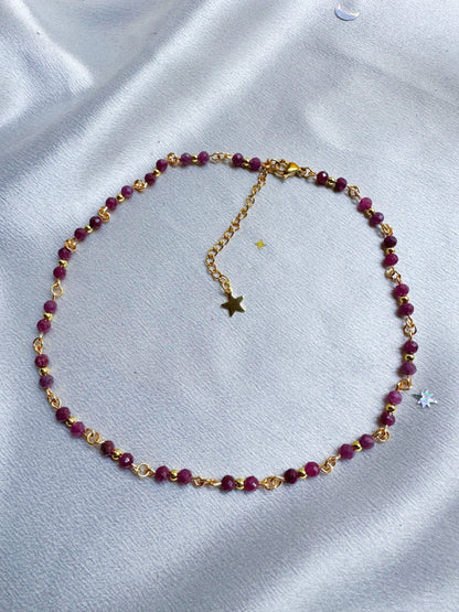 Dainty Gemstone Necklace