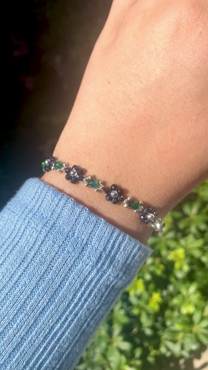 Reputation inspired dainty flower bracelets