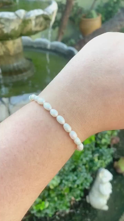 Cute Minimalist Freshwater Pearl Bracelet | Cute Bracelet | Mothers Day Gift | Birthday Gift | Bridesmaid Gift | Jewelry