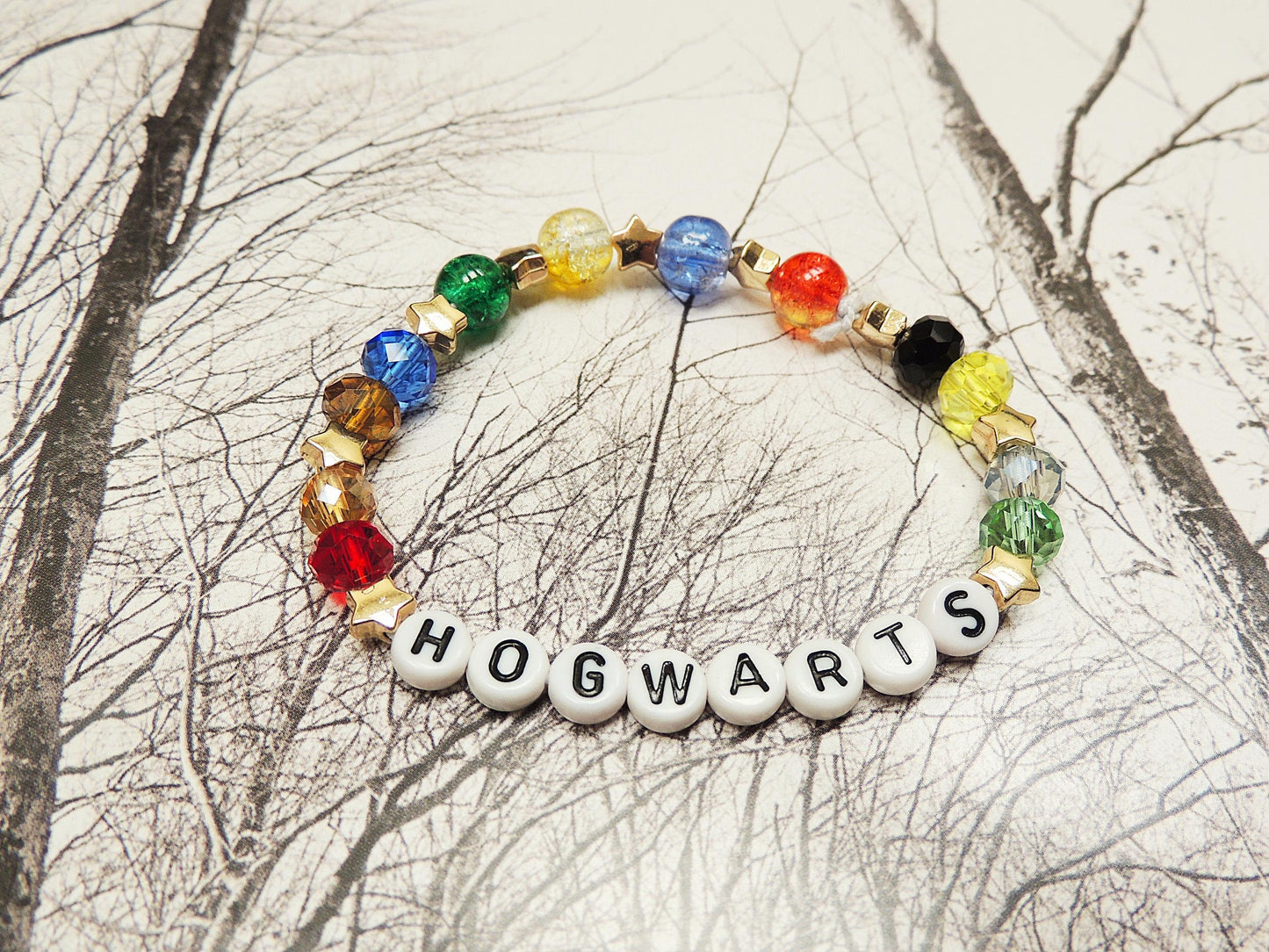 Harry Potter Friendship Bracelets | Gryffindor Slytherin Hufflepuff Ravenclaw Hogwarts House Pride Gift For Her Him Christmas Birthday