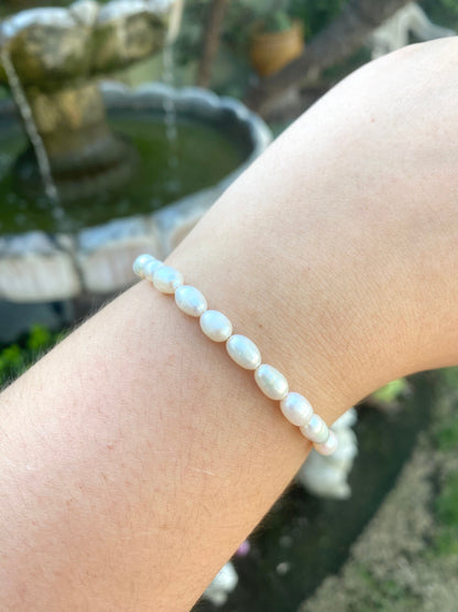 Cute Minimalist Freshwater Pearl Bracelet | Cute Bracelet | Mothers Day Gift | Birthday Gift | Bridesmaid Gift | Jewelry